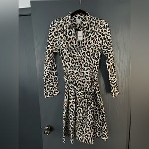 JCrew leopard print dress